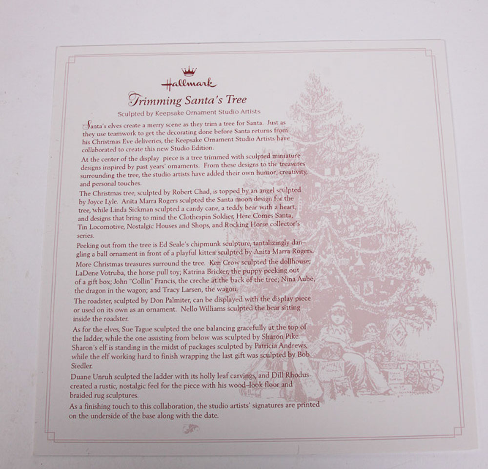 Hallmark Keepsake Studio Edition Tabletop Display