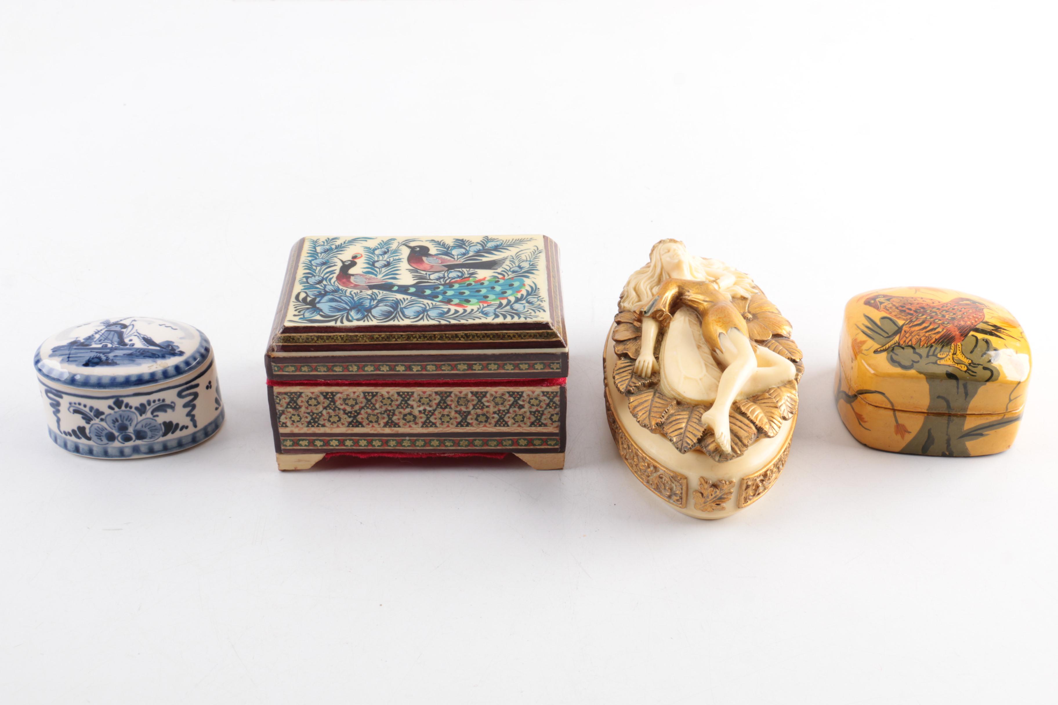 Delft and Trinket Box Assortment