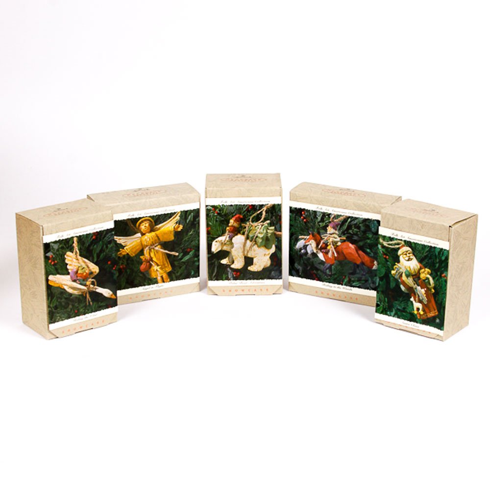 Vintage Hallmark Showcase Ornaments