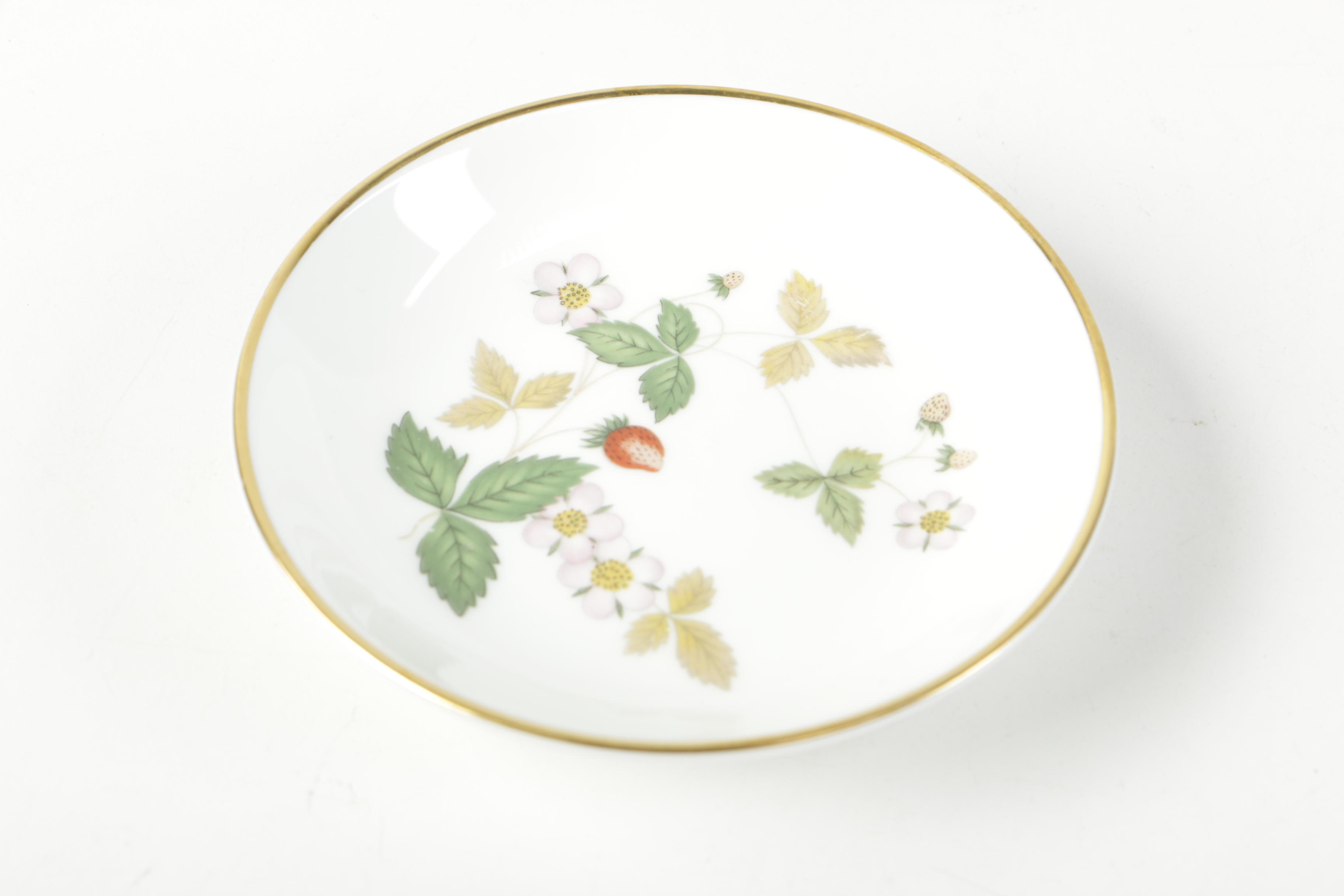 Wedgwood "Wild Strawberry" Bone China Trinket Dishes