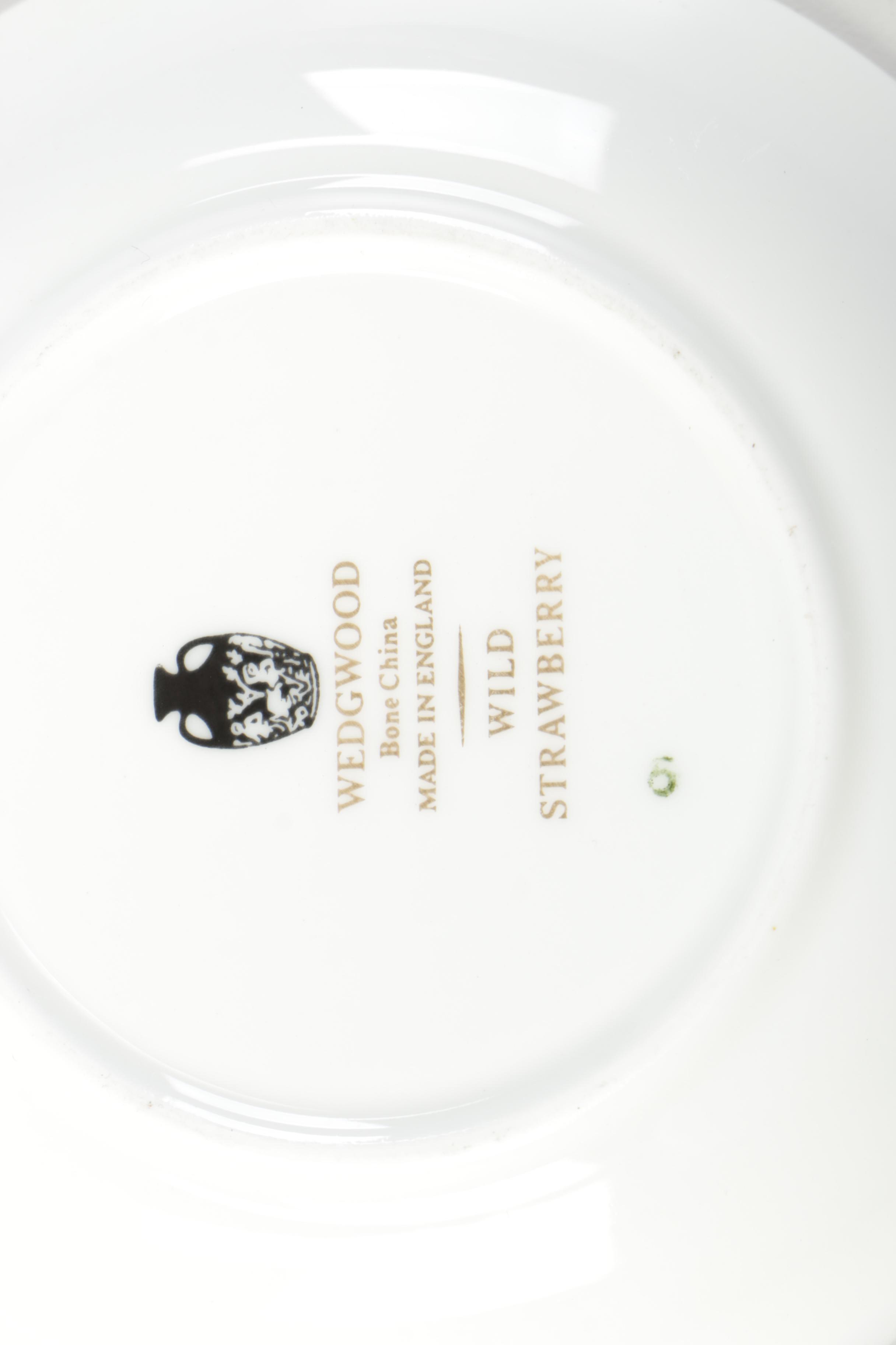 Wedgwood "Wild Strawberry" Bone China Trinket Dishes