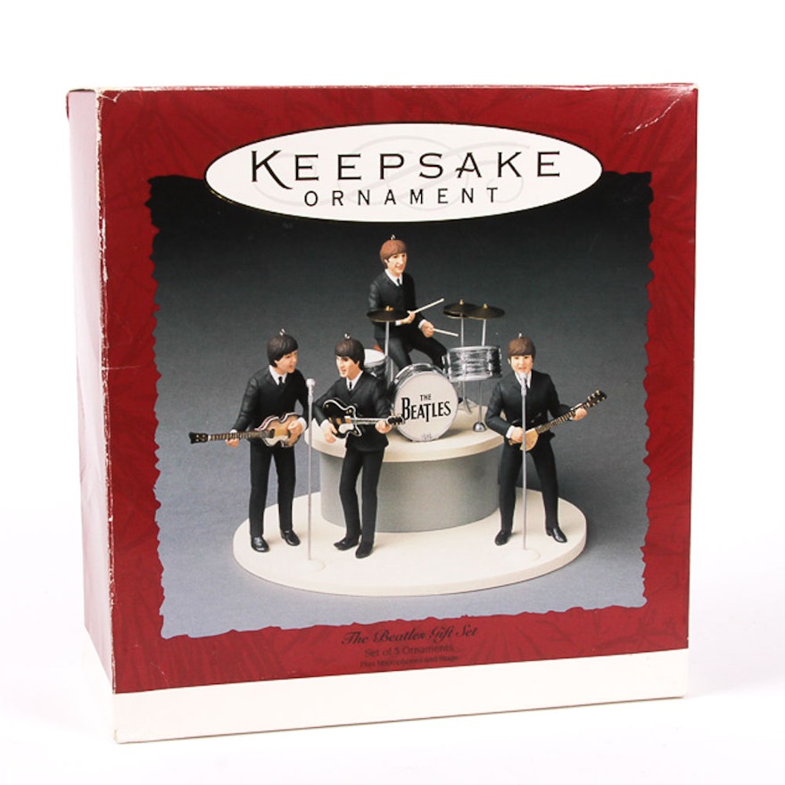 Hallmark  Keepsake "The Beatles Gift Set" Ornaments