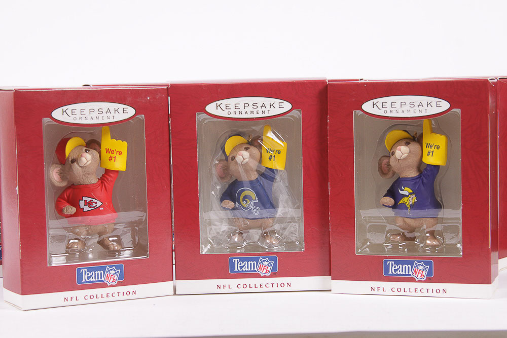 Hallmark Keepsake NFL Collection Ornaments