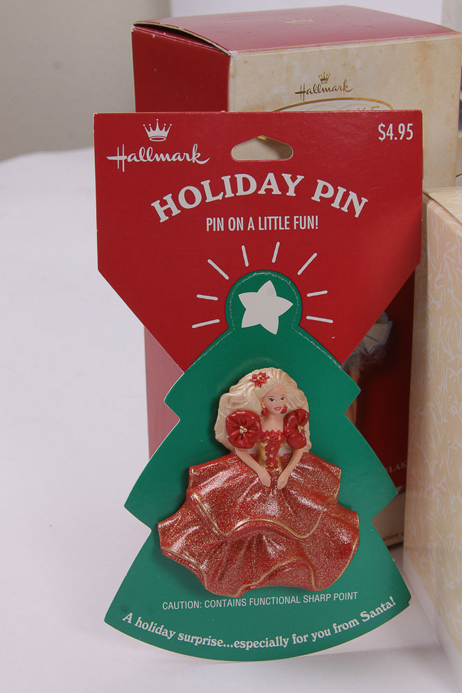 Hallmark Collectible Ornaments Featuring Barbie Doll Designs
