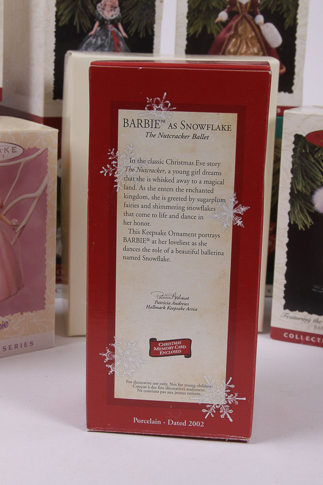 Hallmark Collectible Ornaments Featuring Barbie Doll Designs
