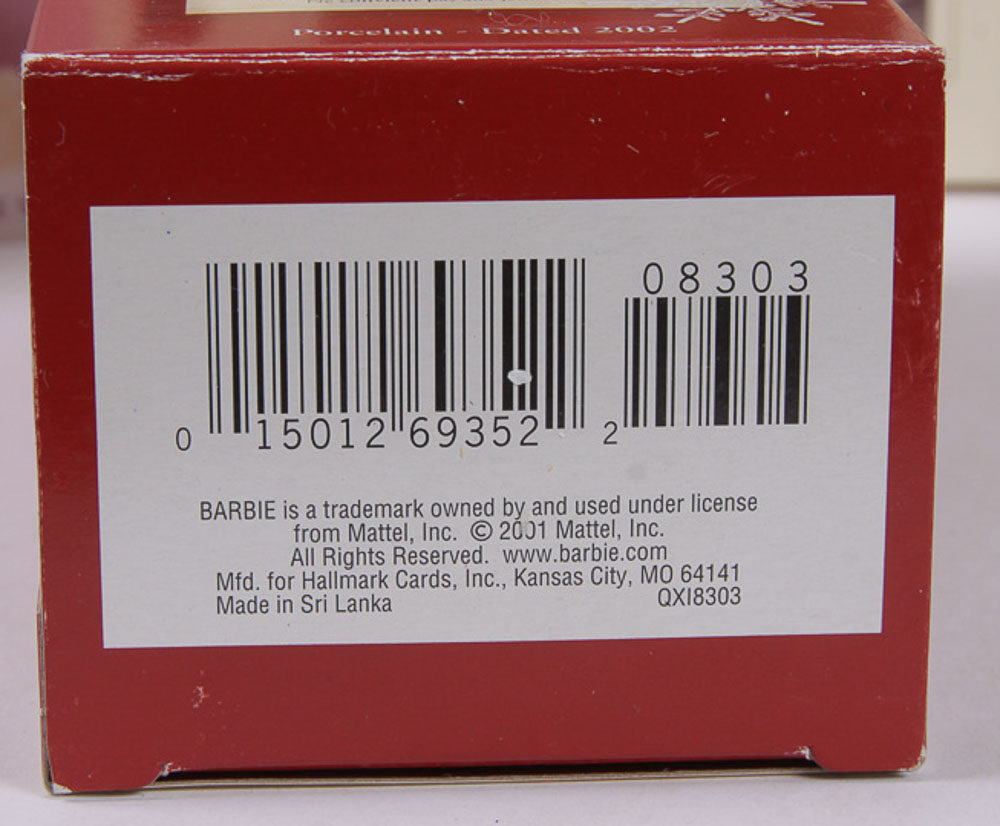 Hallmark Collectible Ornaments Featuring Barbie Doll Designs