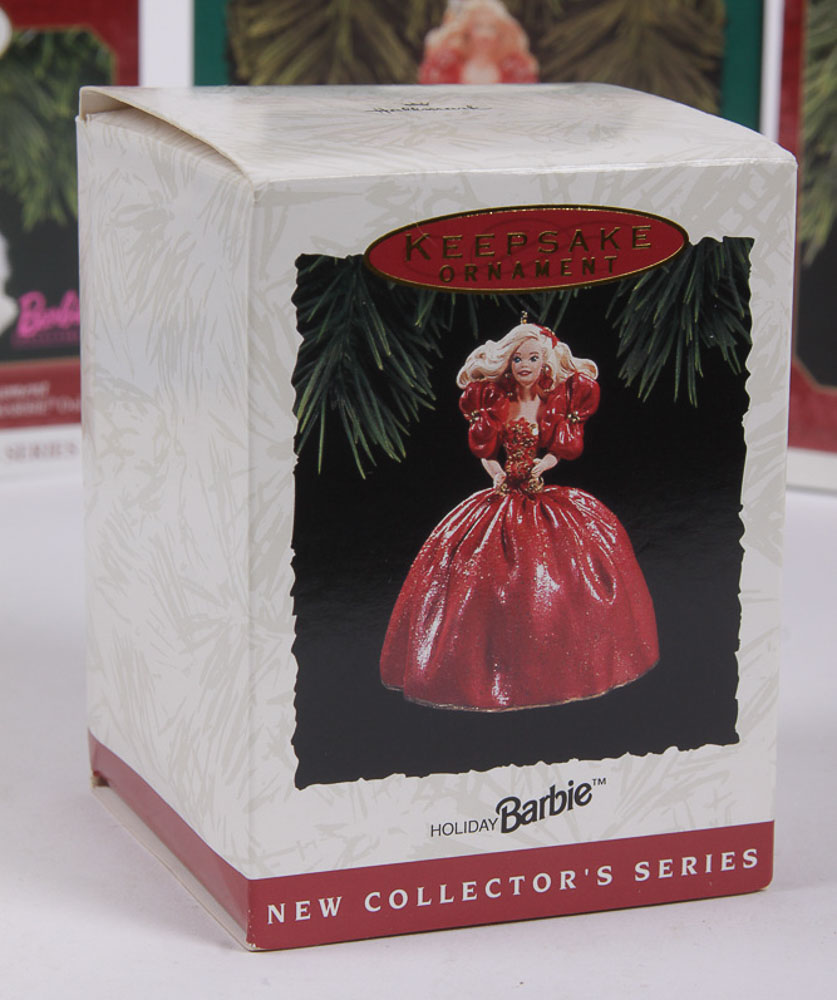 Hallmark Collectible Ornaments Featuring Barbie Doll Designs