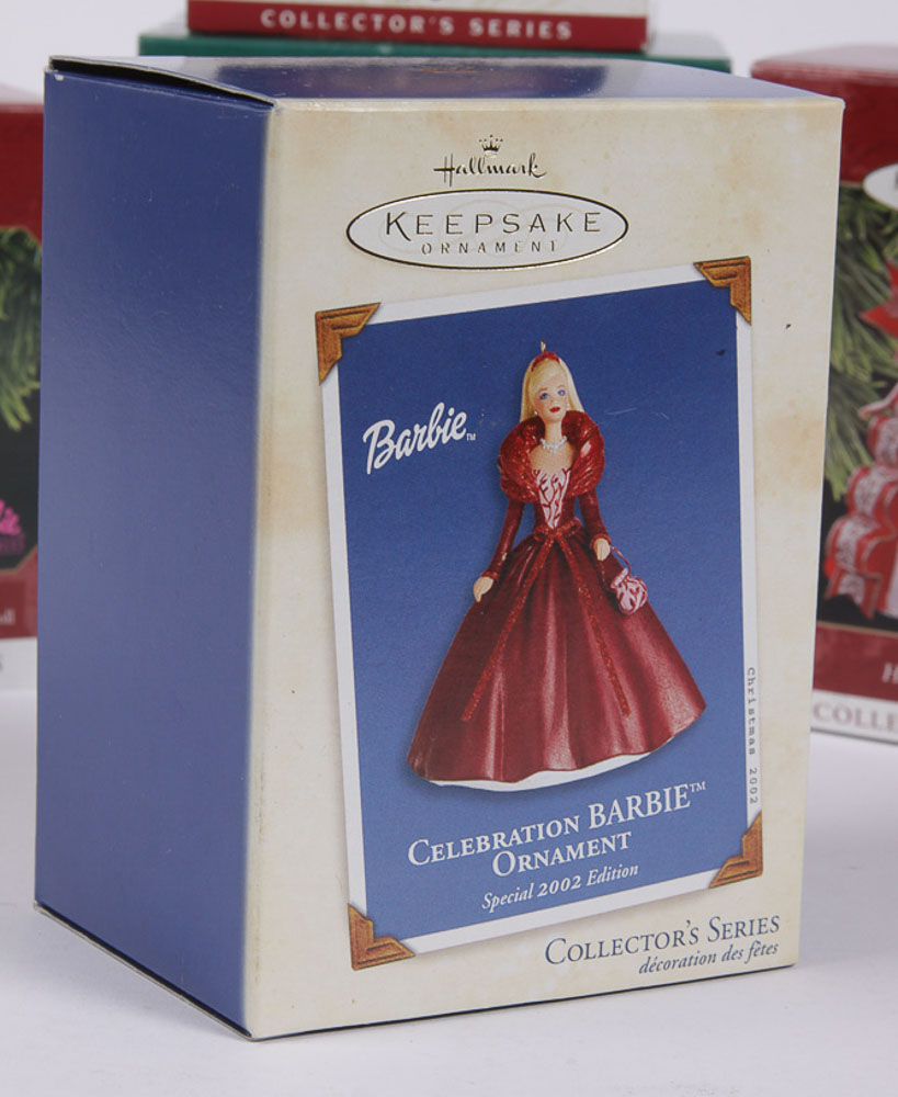 Hallmark Collectible Ornaments Featuring Barbie Doll Designs