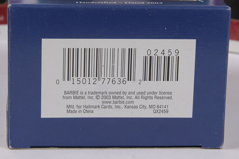 Hallmark Collectible Ornaments Featuring Barbie Doll Designs