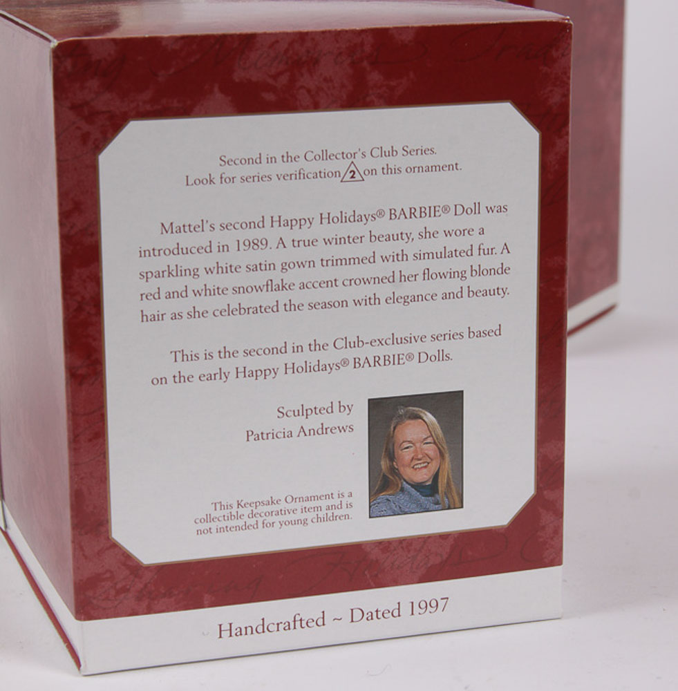 Hallmark Collectible Ornaments Featuring Barbie Doll Designs