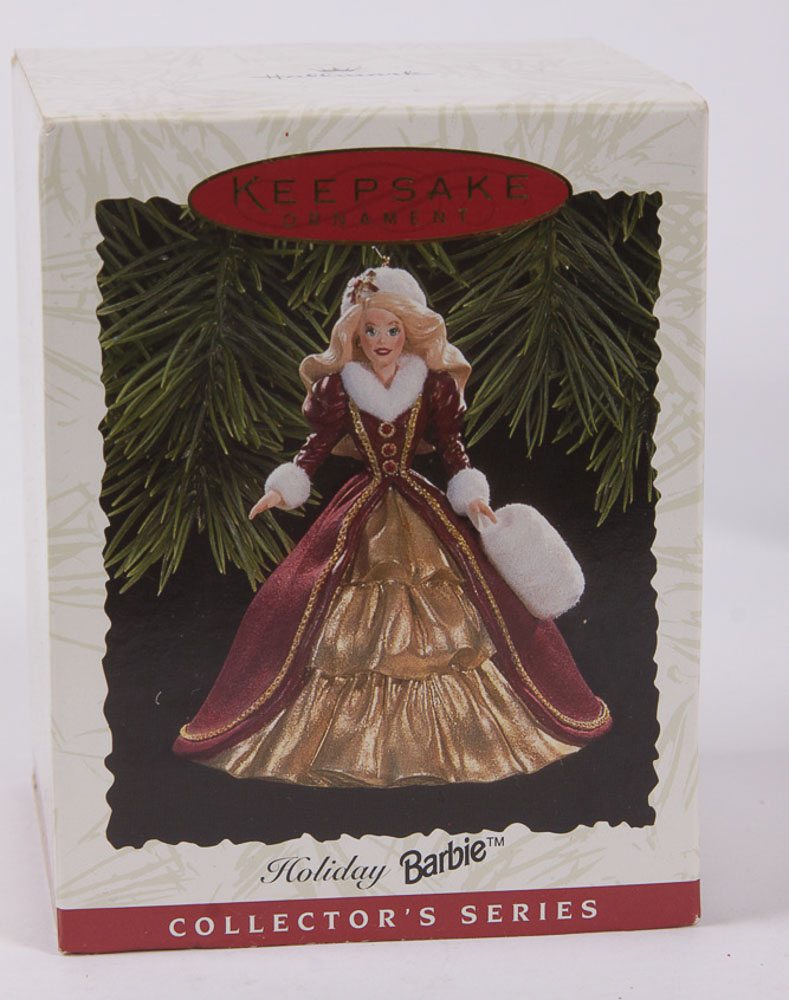Hallmark Collectible Ornaments Featuring Barbie Doll Designs