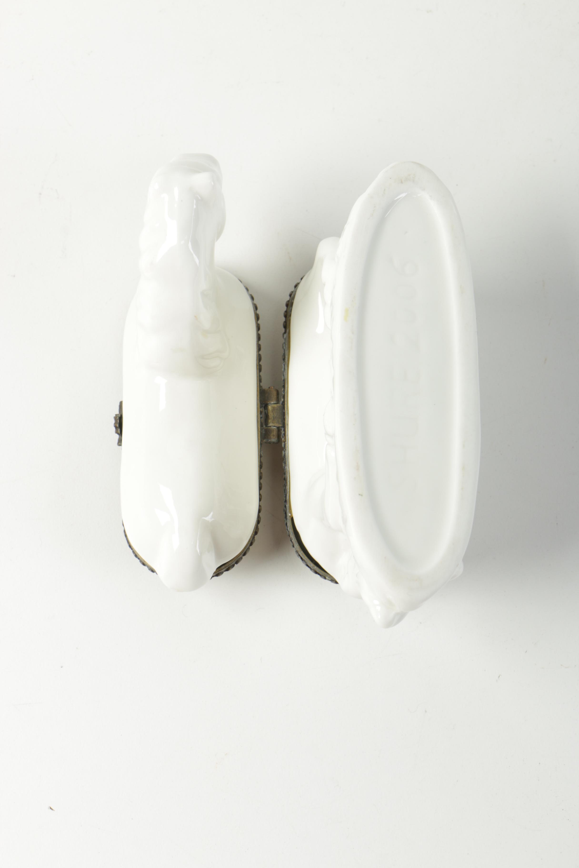 Trinket Boxes and Ceramic Organizer