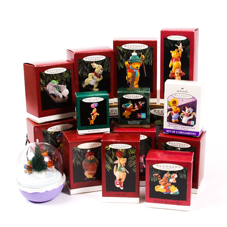 Hallmark "Winnie-The-Pooh" Holiday Ornaments