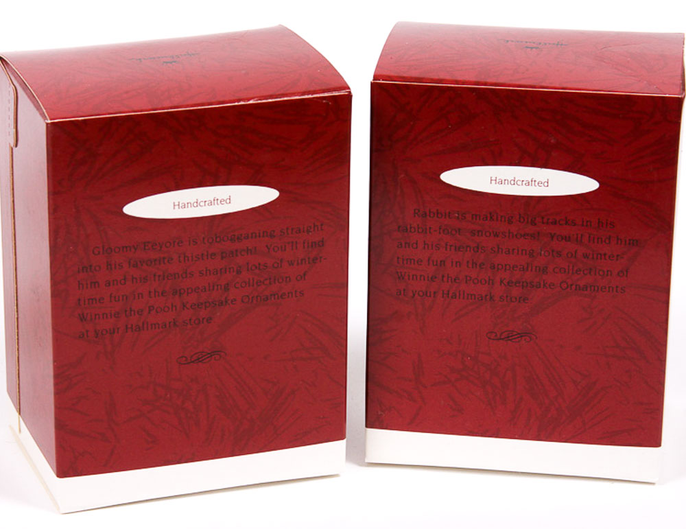 Hallmark "Winnie-The-Pooh" Holiday Ornaments