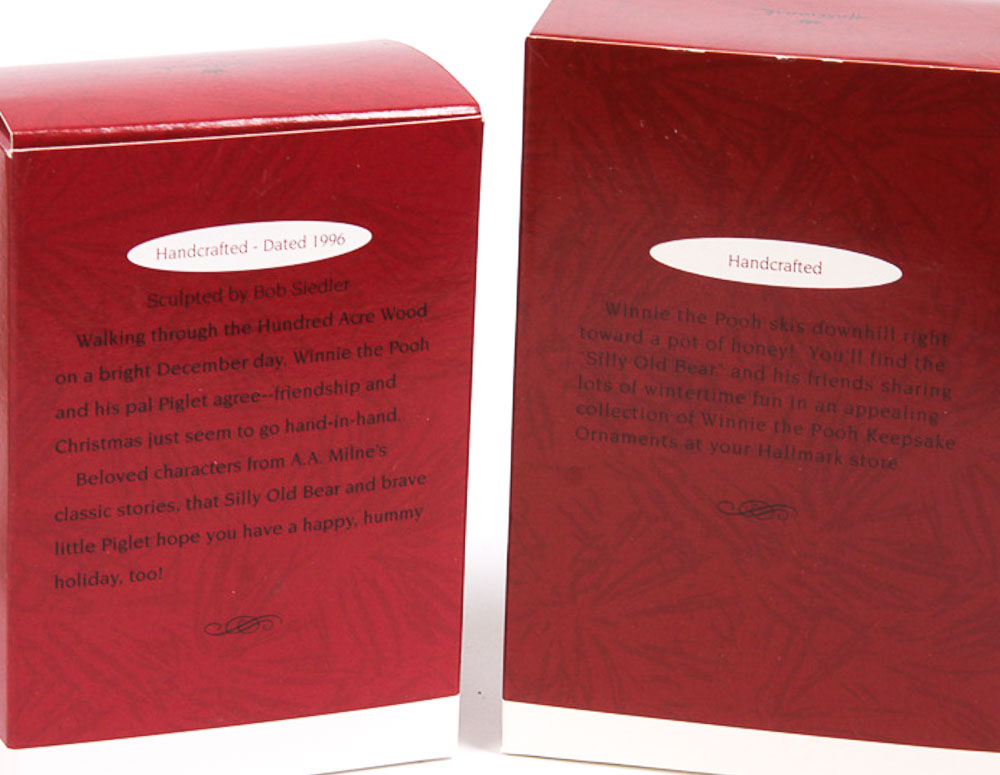 Hallmark "Winnie-The-Pooh" Holiday Ornaments