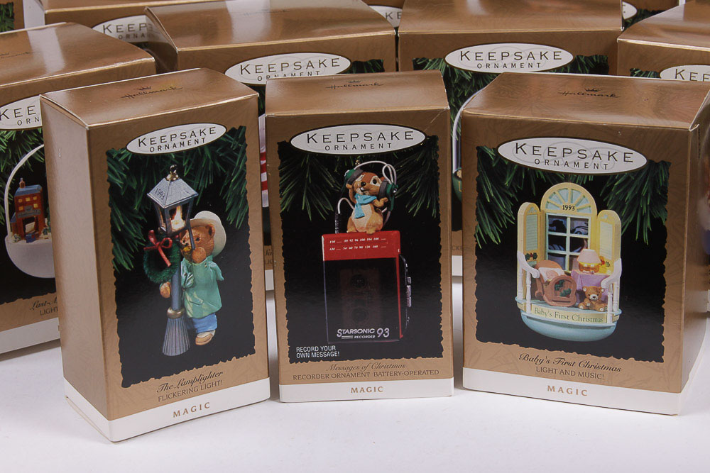 Hallmark Keepsake Magic Series Light-Up Holiday Ornaments