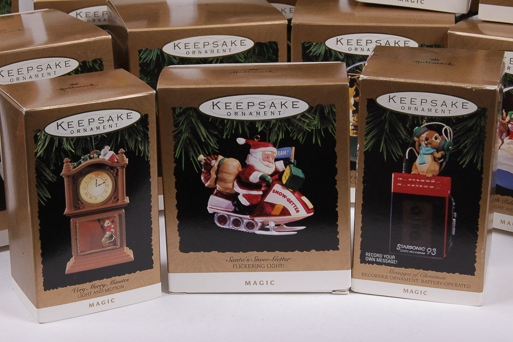 Hallmark Keepsake Magic Series Light-Up Holiday Ornaments