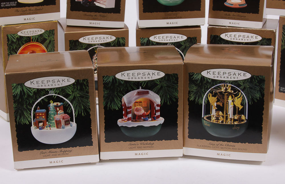 Hallmark Keepsake Magic Series Light-Up Holiday Ornaments