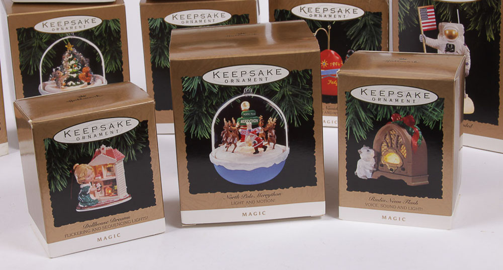Hallmark Keepsake Magic Series Light-Up Holiday Ornaments
