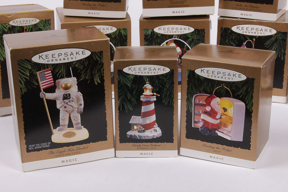 Hallmark Keepsake Magic Series Light-Up Holiday Ornaments