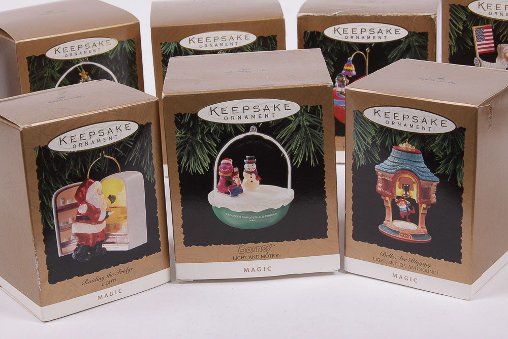 Hallmark Keepsake Magic Series Light-Up Holiday Ornaments