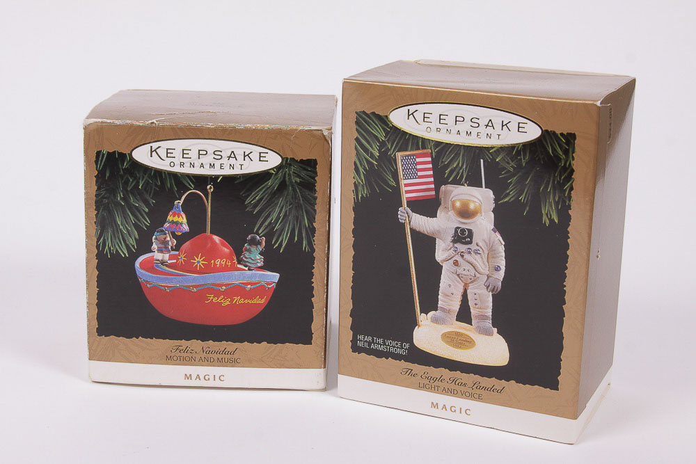 Hallmark Keepsake Magic Series Light-Up Holiday Ornaments