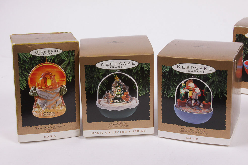 Hallmark Keepsake Magic Series Light-Up Holiday Ornaments