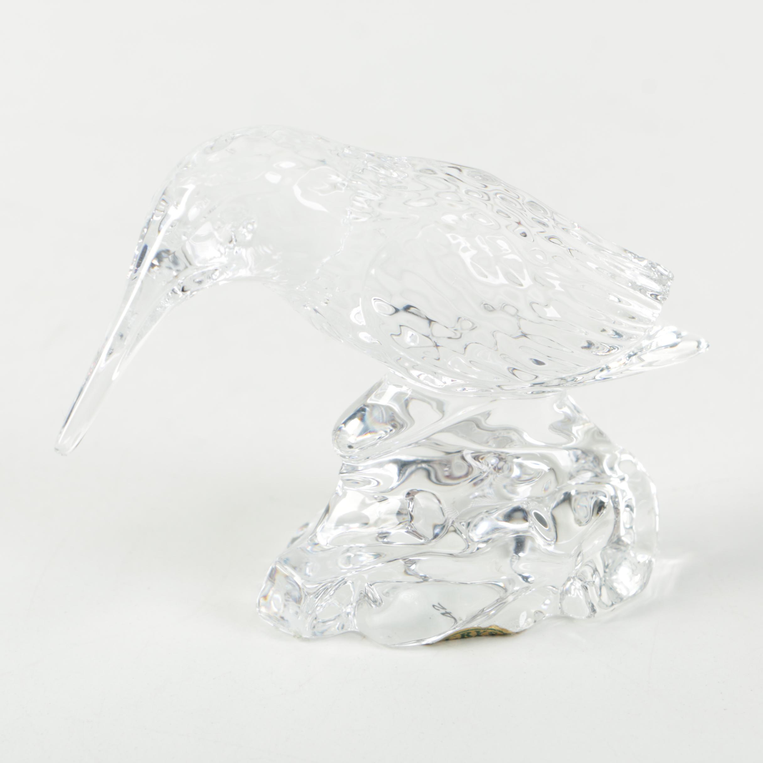 Waterford Crystal Kingfisher Hummingbird Figurine