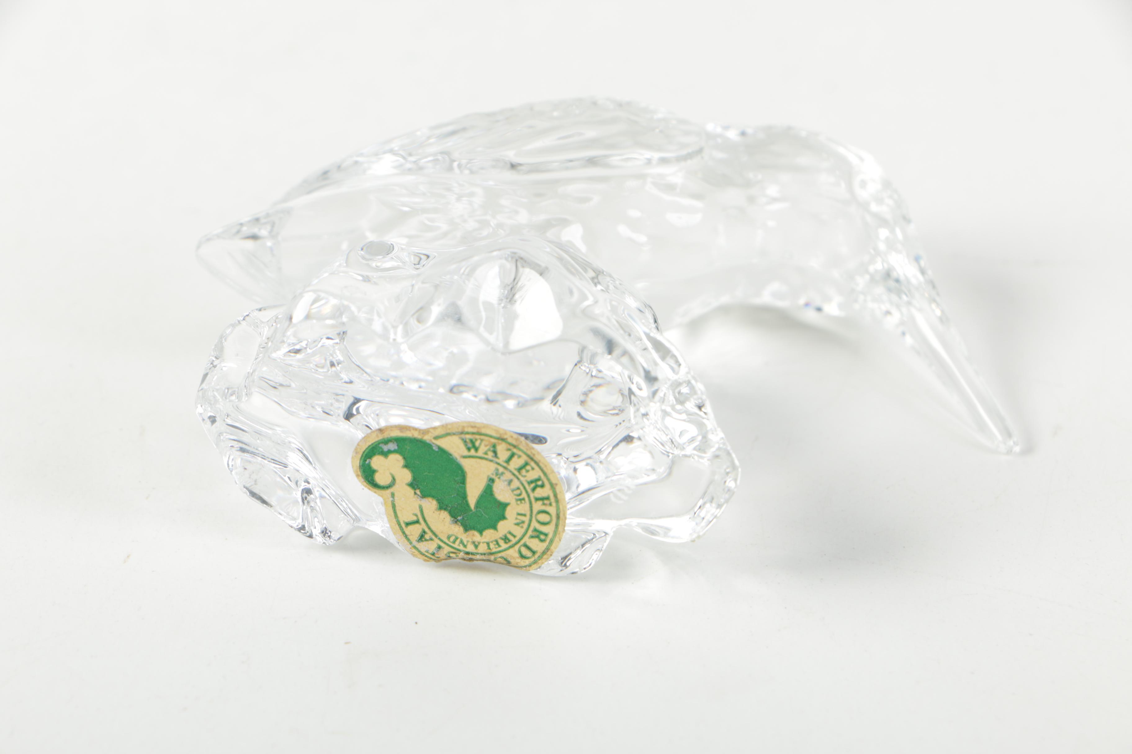 Waterford Crystal Kingfisher Hummingbird Figurine