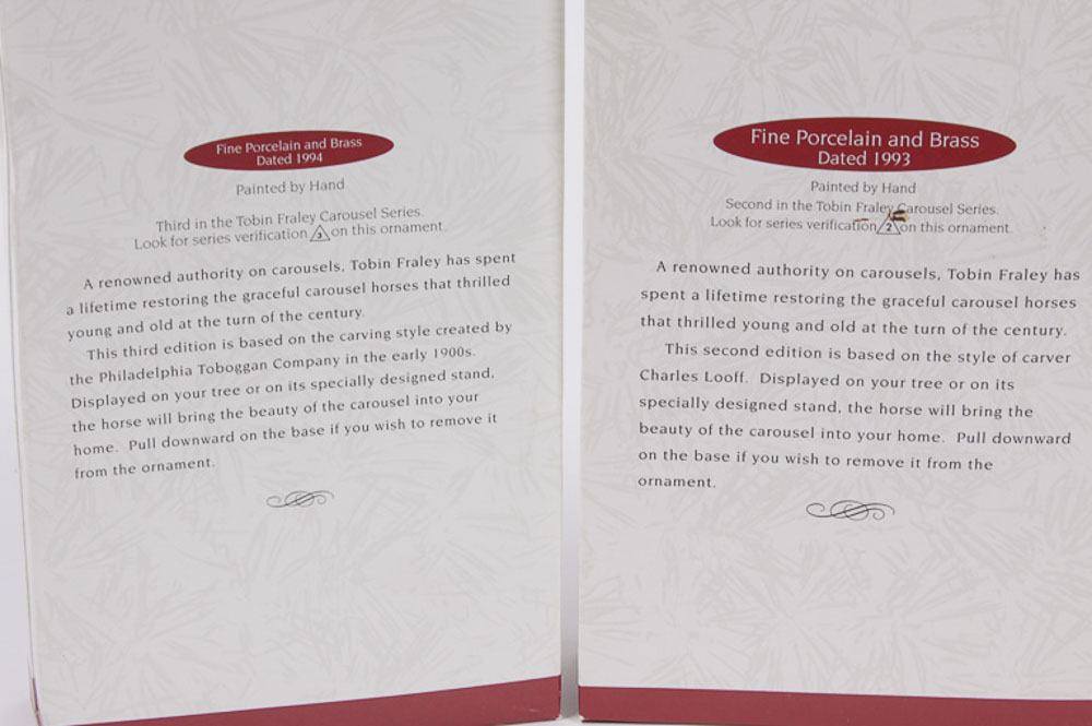 1990s Hallmark Keepsake "Collector's Series" Ornaments