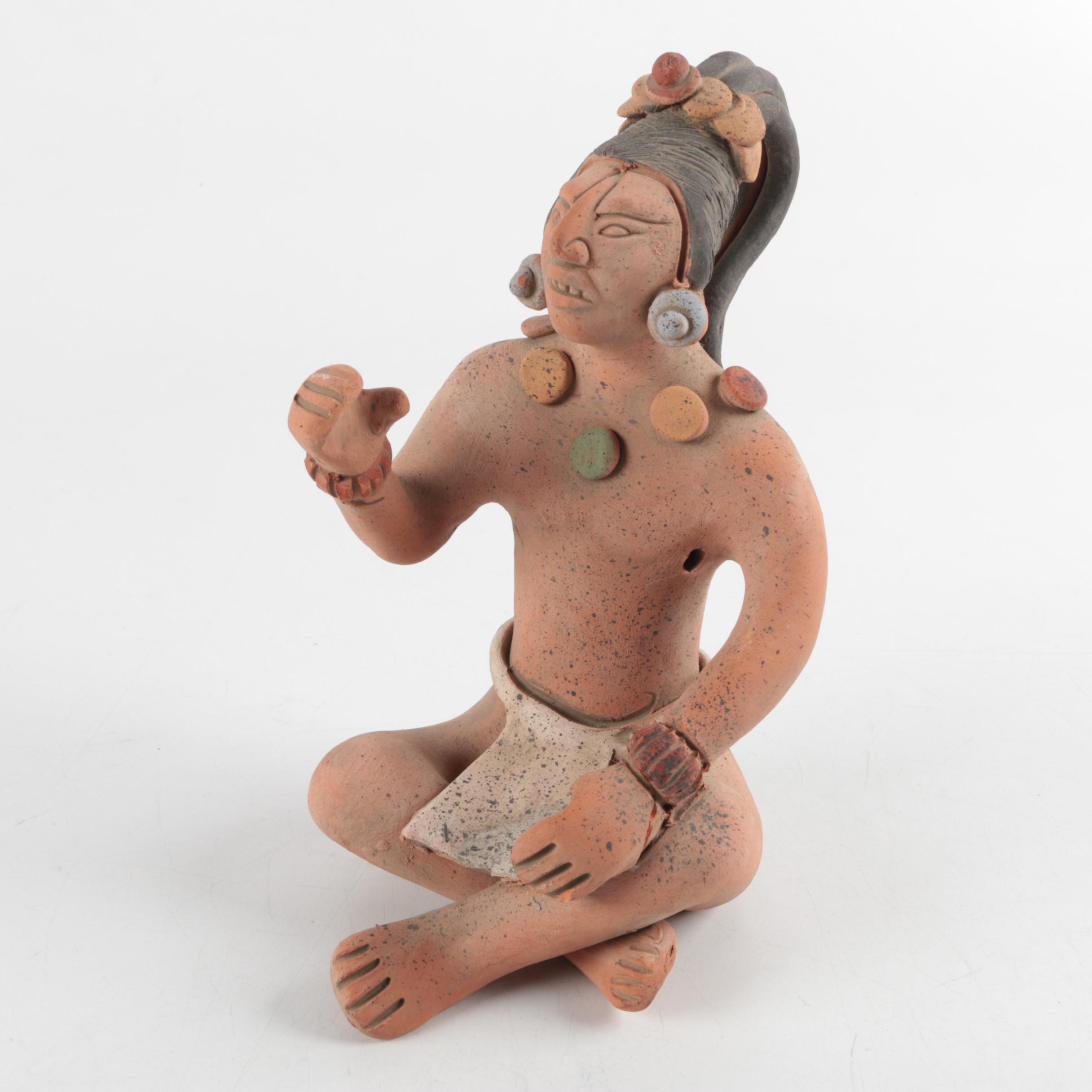 Mexican Earthenware Figurines, Pottery, and Decor