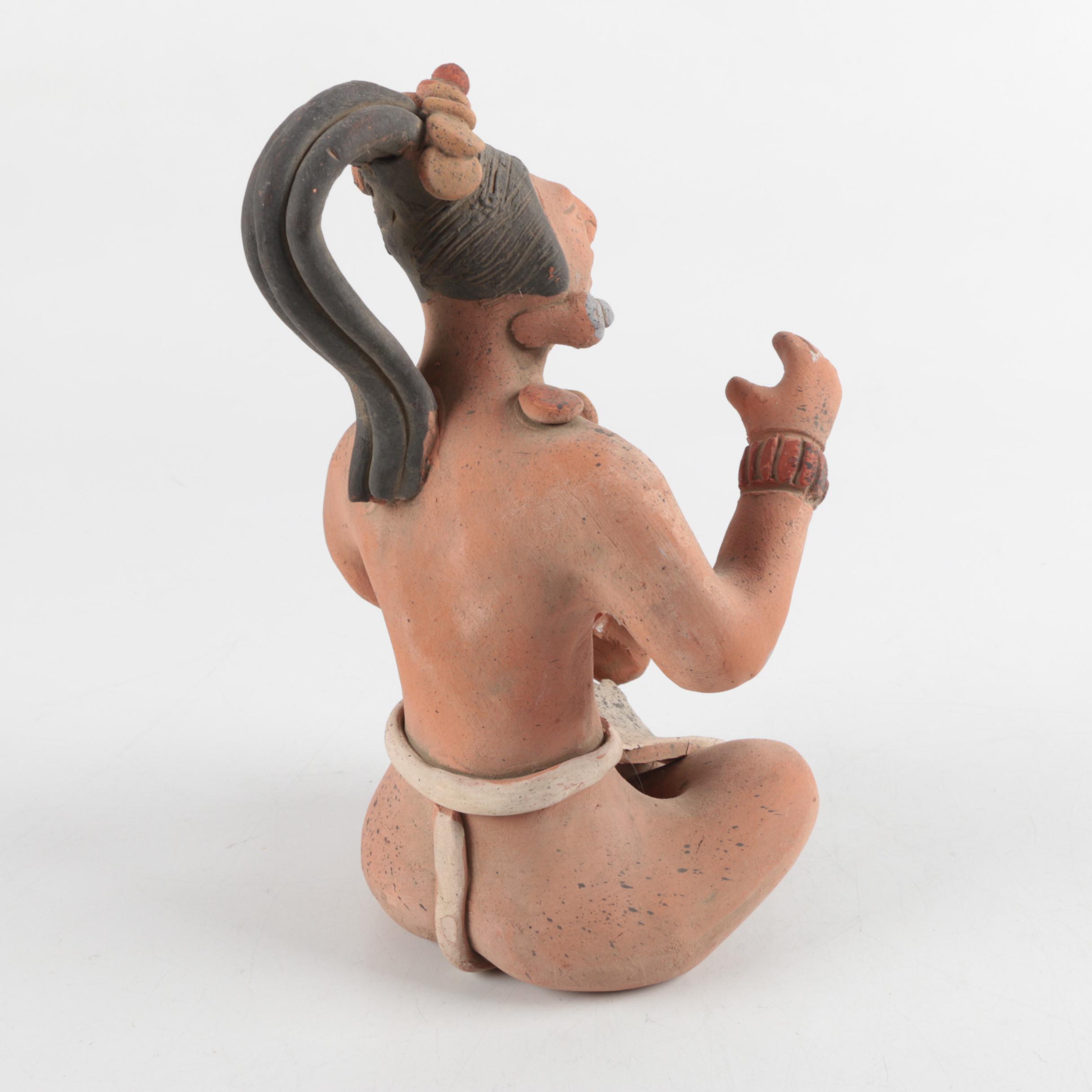 Mexican Earthenware Figurines, Pottery, and Decor