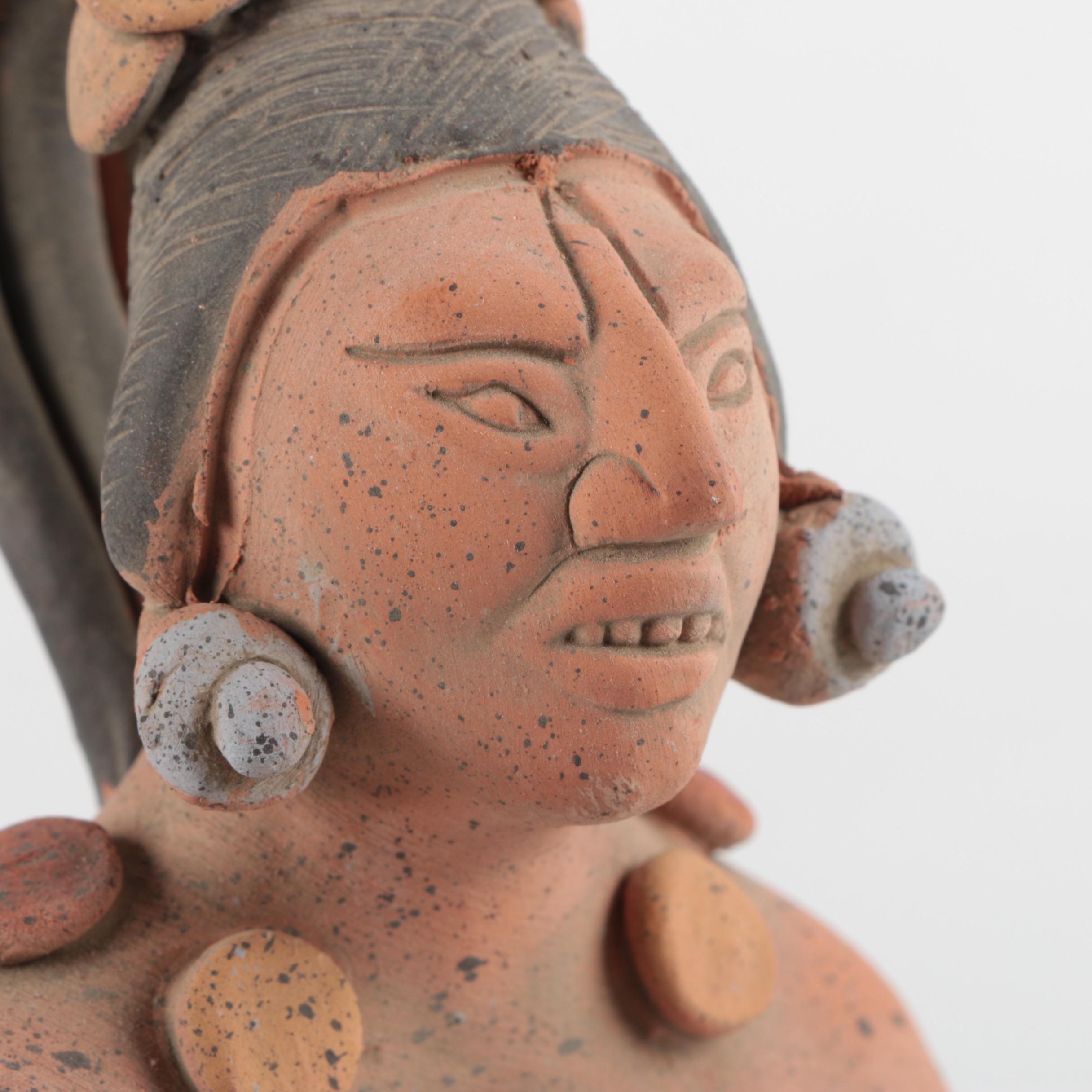 Mexican Earthenware Figurines, Pottery, and Decor