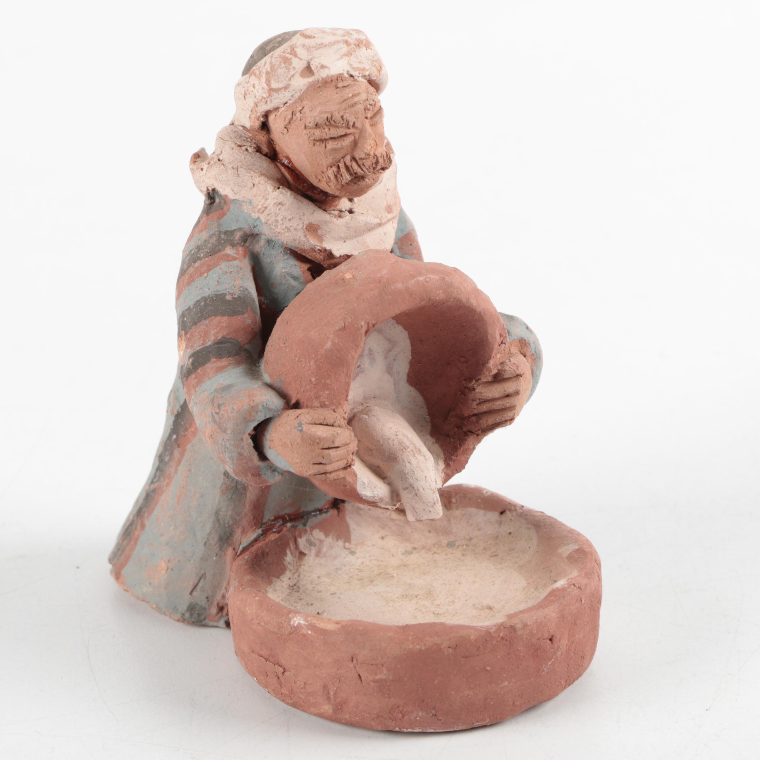 Mexican Earthenware Figurines, Pottery, and Decor