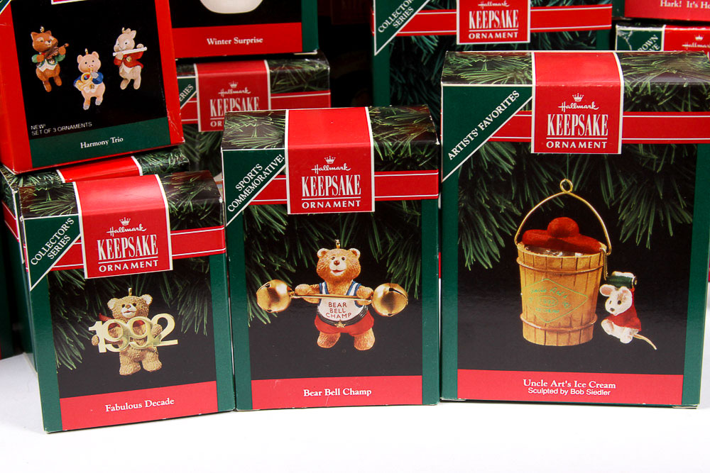 Hallmark Keepsake 1992 Holiday Ornaments