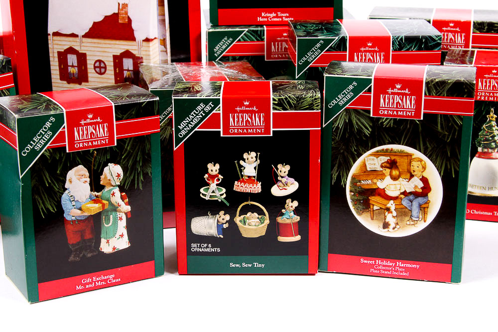 Hallmark Keepsake 1992 Holiday Ornaments