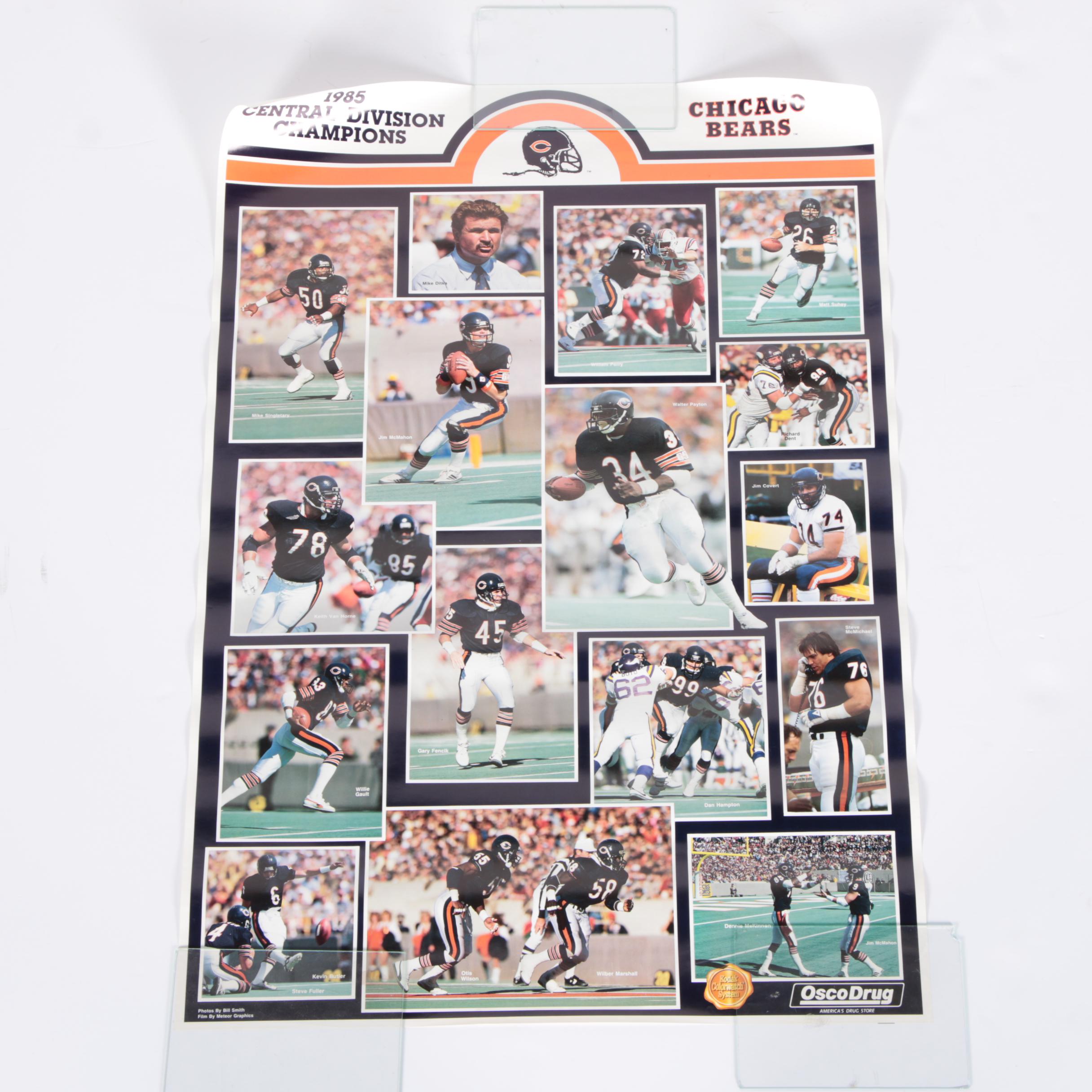 Vintage Chicago Bears Posters and Newspapers