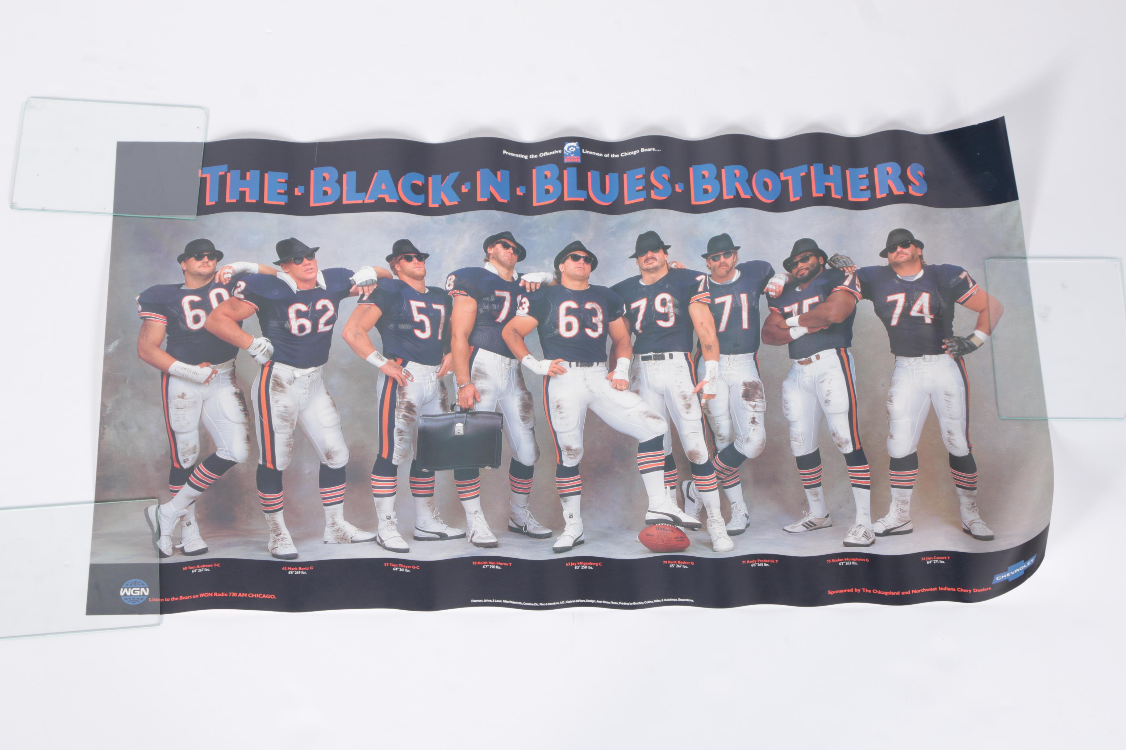 Vintage Chicago Bears Posters and Newspapers