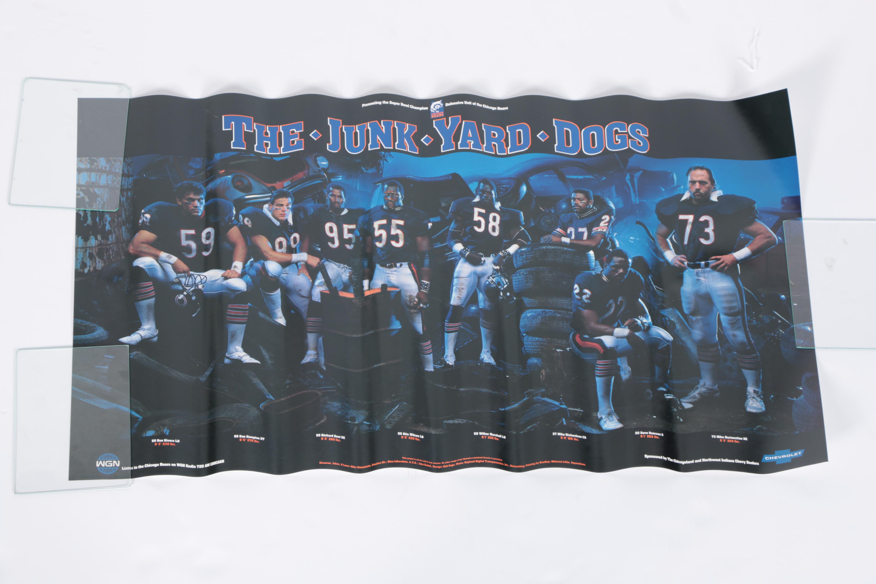 Vintage Chicago Bears Posters and Newspapers