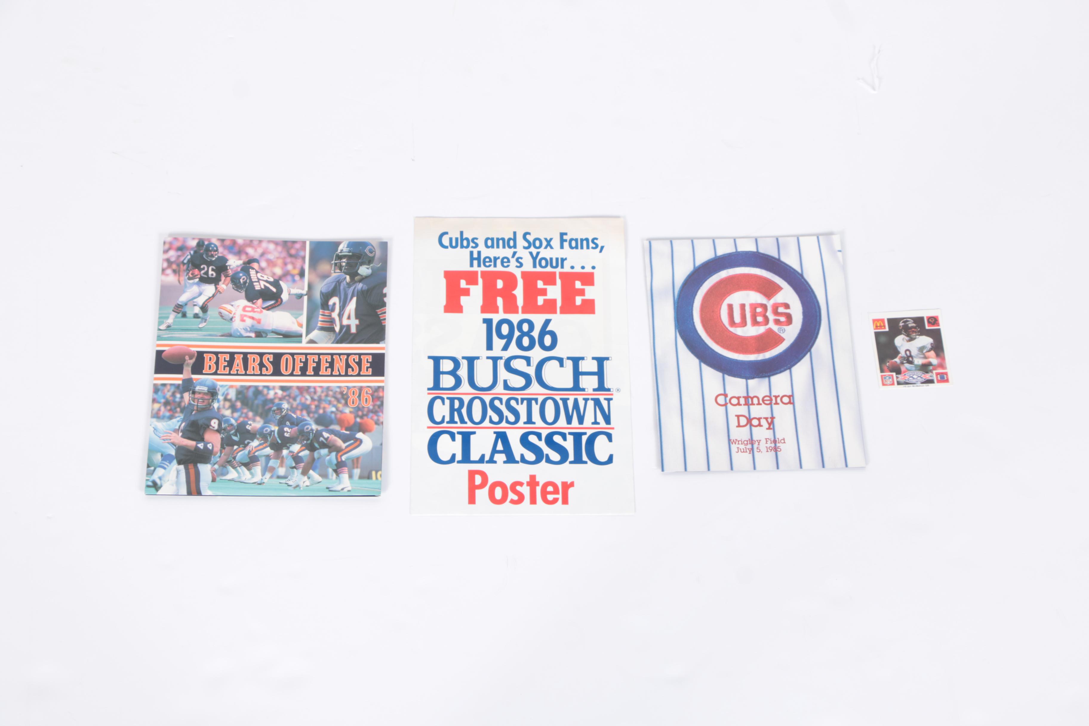 Vintage Chicago Bears Posters and Newspapers