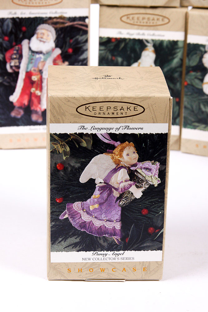 1996 Hallmark Keepsake "Showcase" Holiday Ornaments