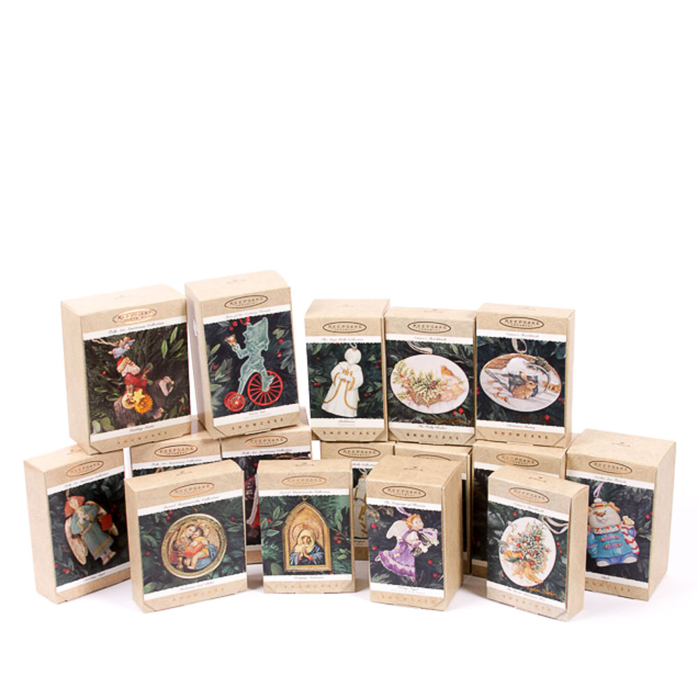 1996 Hallmark Keepsake "Showcase" Holiday Ornaments