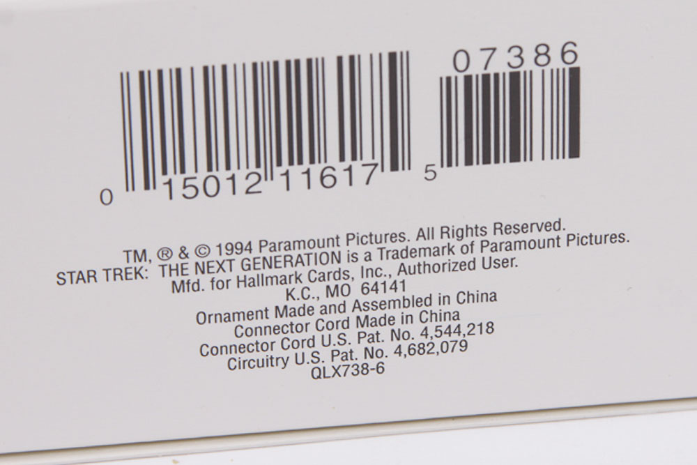 Collection of Hallmark Keepsake "Star Trek" Ornaments