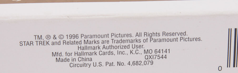 Collection of Hallmark Keepsake "Star Trek" Ornaments