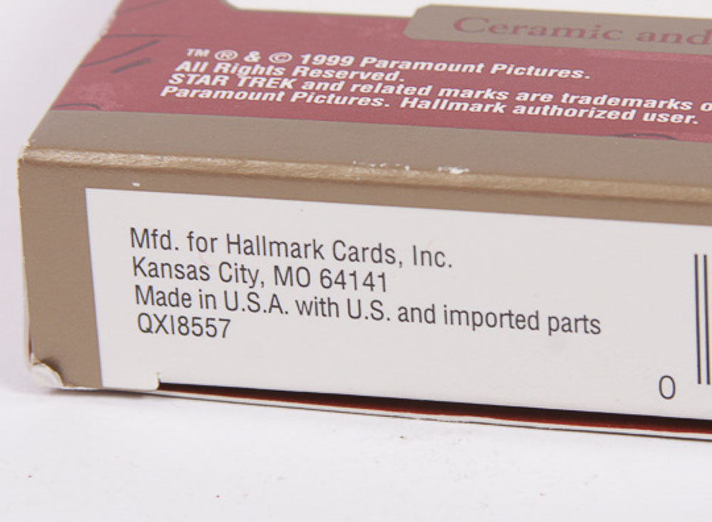 Collection of Hallmark Keepsake "Star Trek" Ornaments