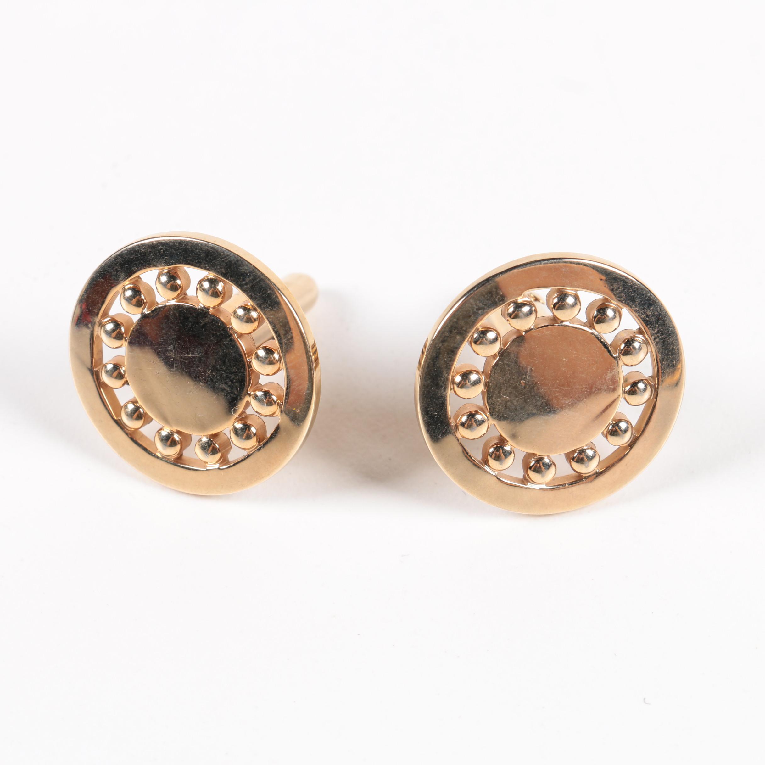 1882 Morgan Silver Dollar Wallet with Vintage Cufflinks