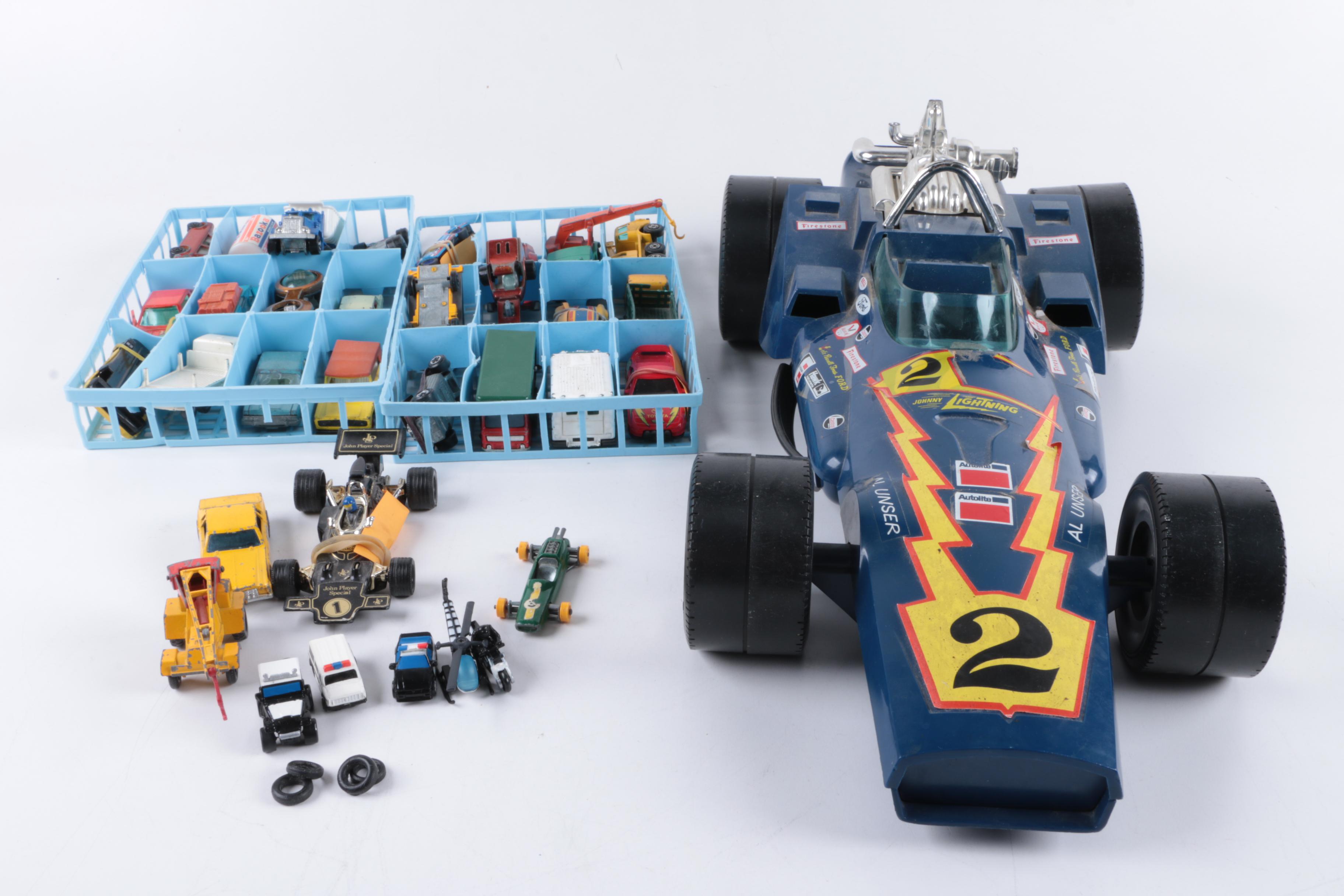 Assortment of Die Cast and Toy cars