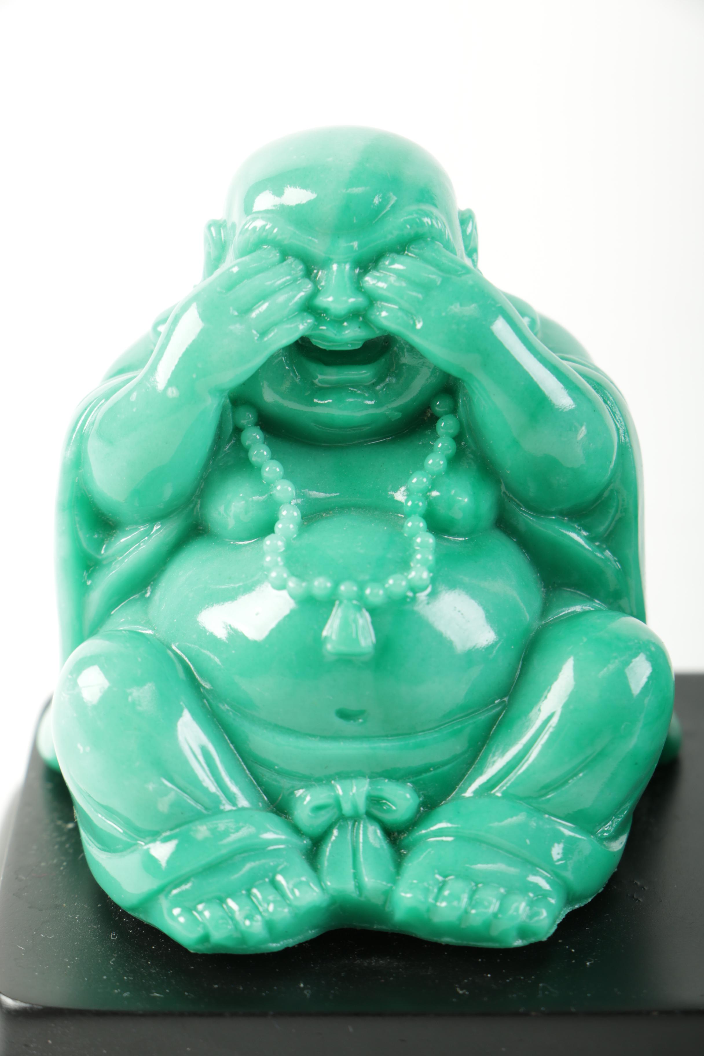 Glass Budai Figurines