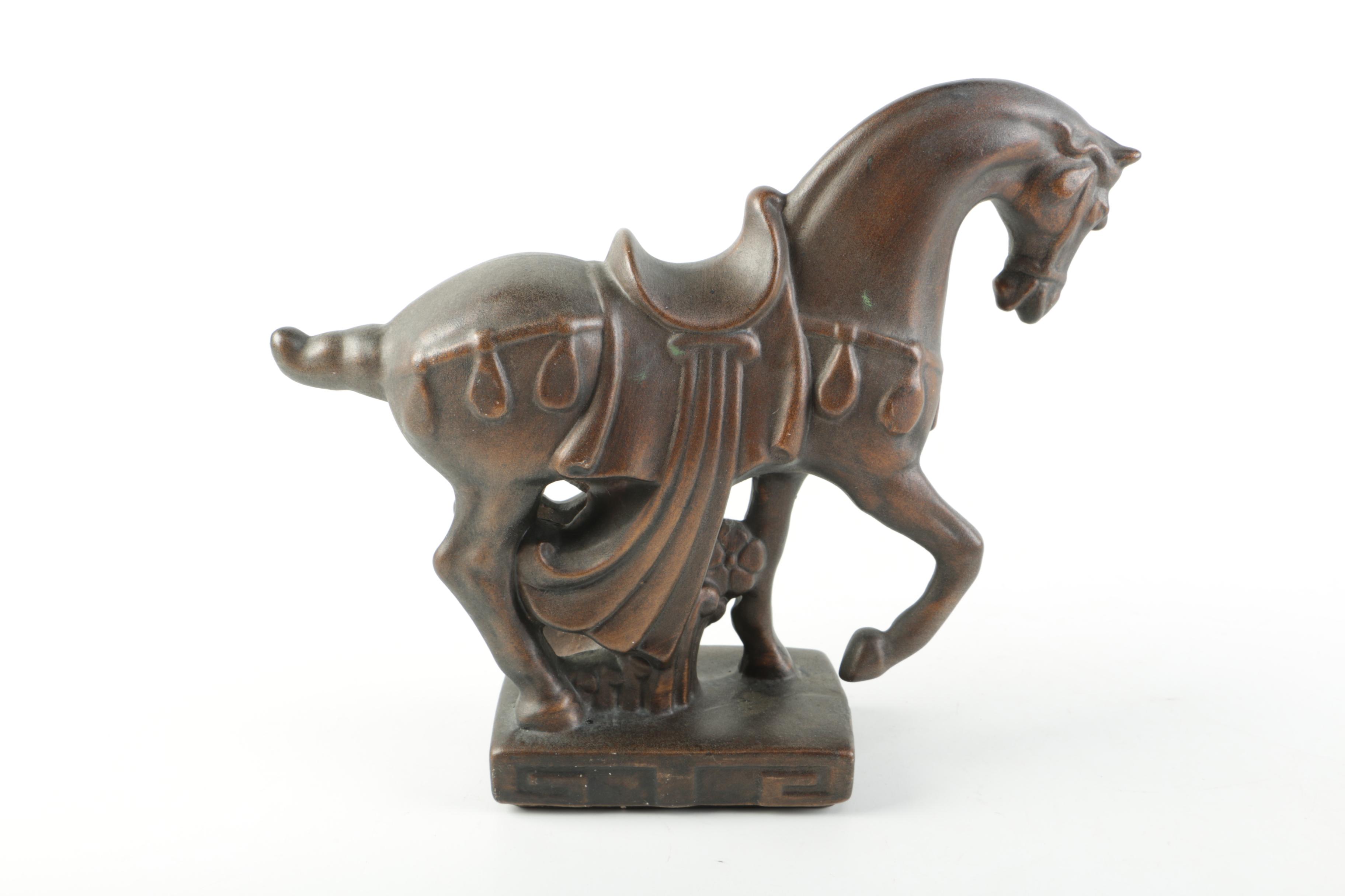 Ceramic Horse Figurine