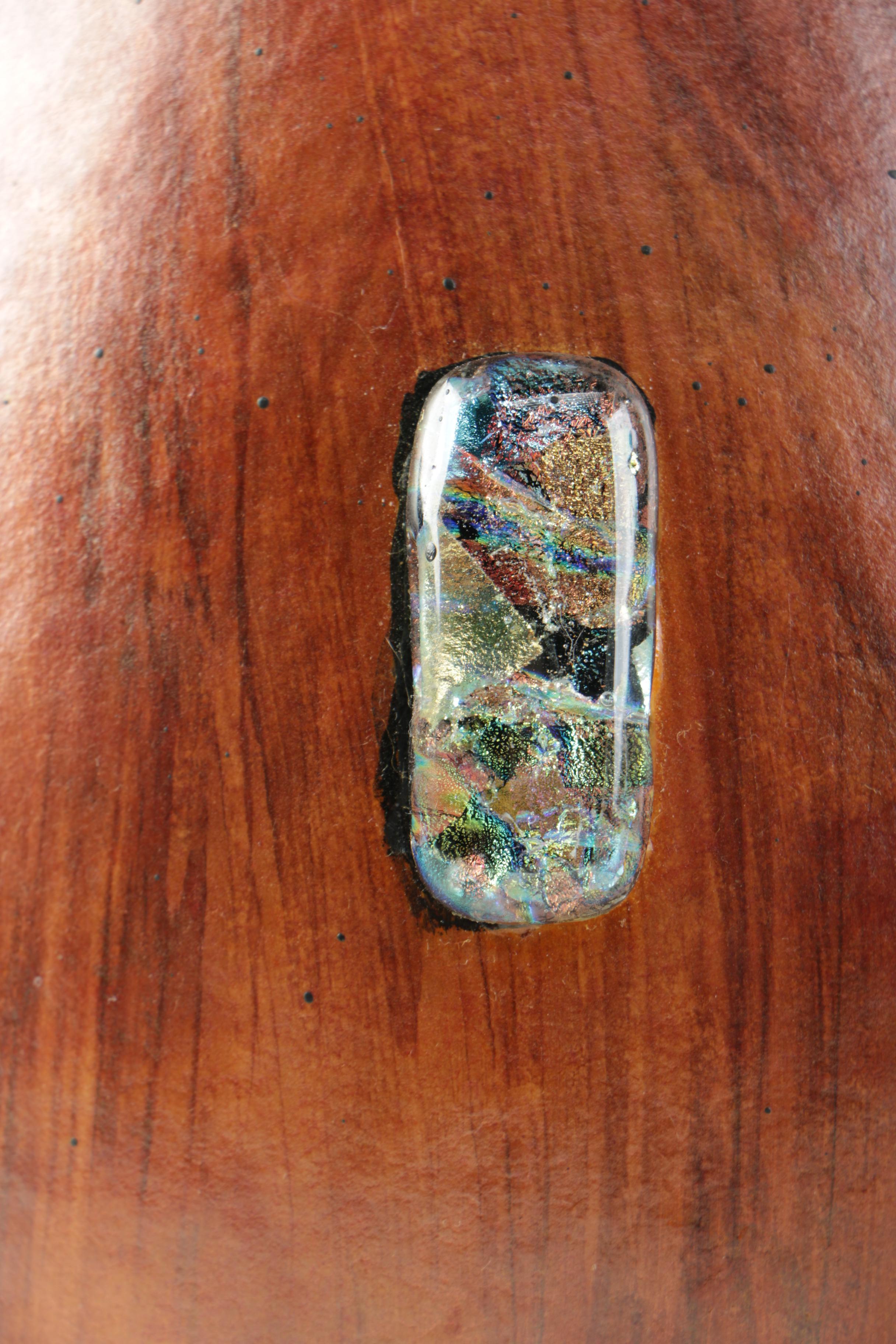 Decorative Gourd and Wood Carving of a Figure